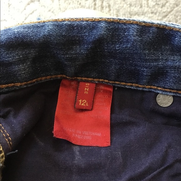 Express Fit & Flare Jeans    Size 12Long - Picture 6 of 10